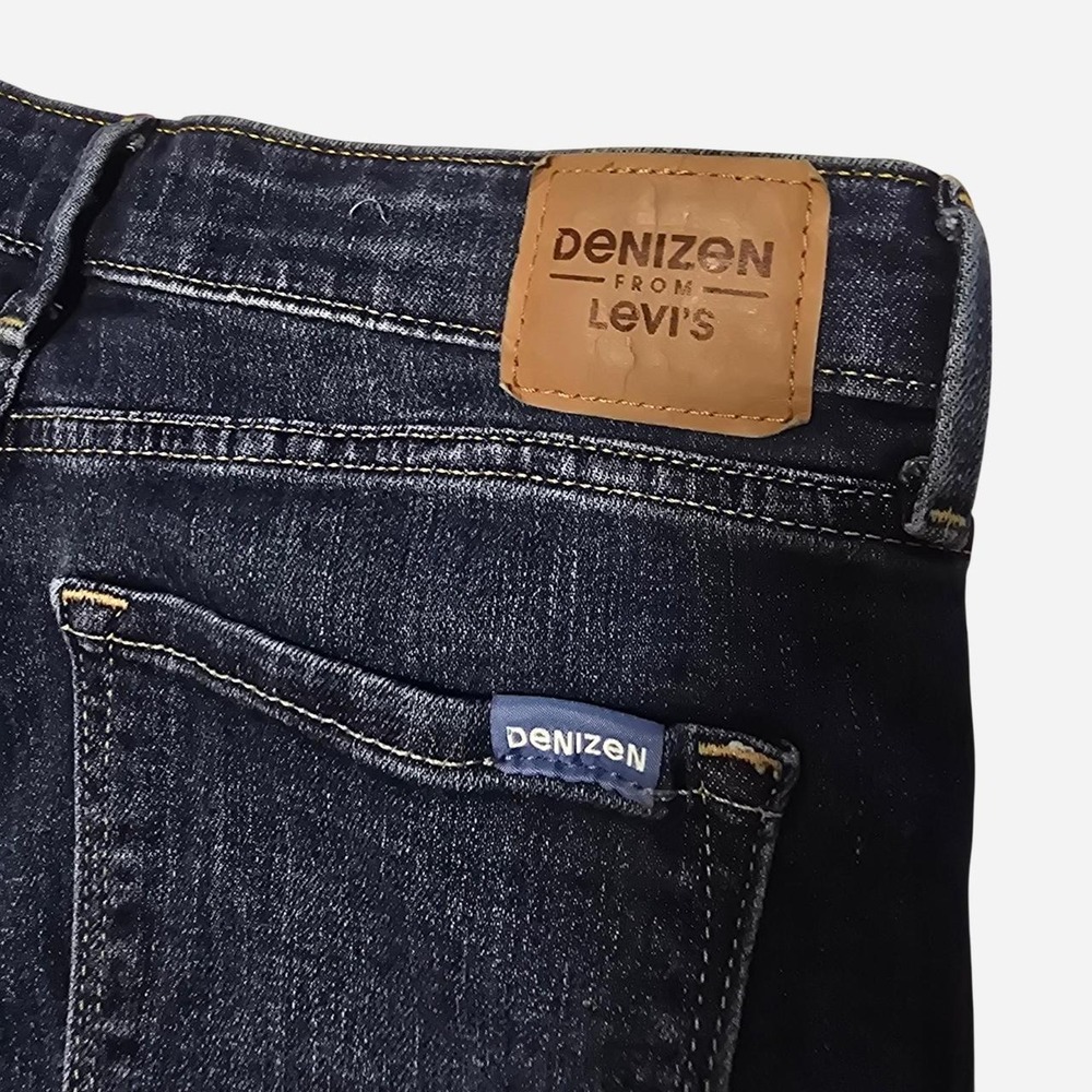 Denizen from levi's navy blue flare jeans women size W26 x L32 - Picture 4 of 6